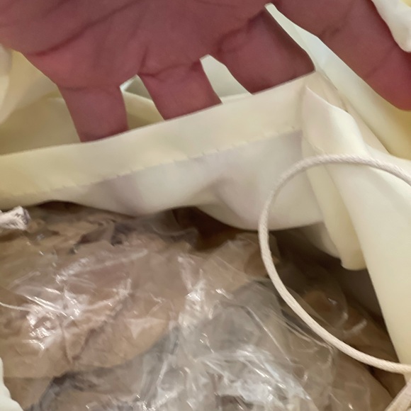 RAFFIA SUMMER PICNIC BASKET STYLE BAG WOVEN CREAM - Picture 7 of 7